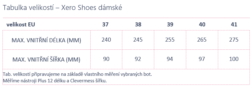 Xero shoes for women